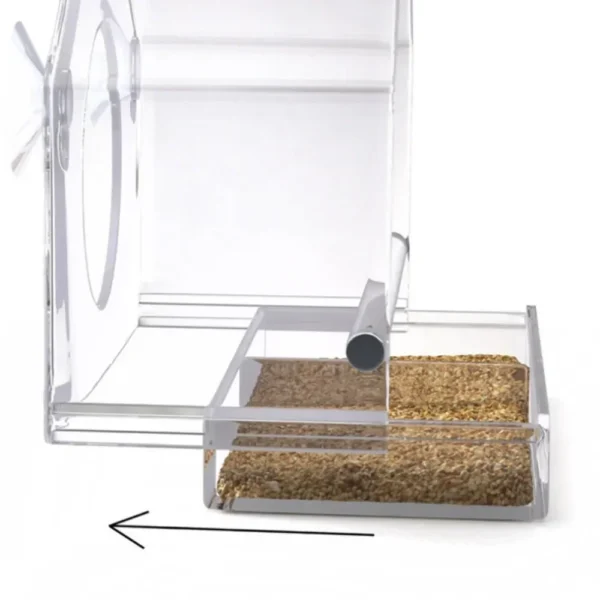 BirdClose Chalet window bird feeder product 1