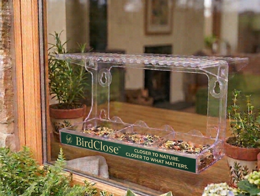 BirdClose™ Horizon Extra-Wide Panoramic Window Bird Feeder